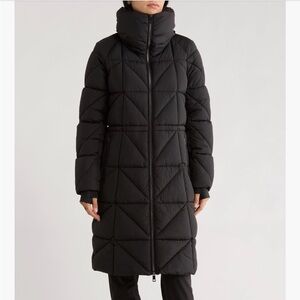 BCBGeneration Black Puffer Coat